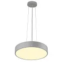 SLV LED Wand-/Deckenleuchte MEDO® 40, IP50, Up/Down, Ø 38cm, 20W 2700/3000/4000K 2100-2350lm 110°, CRI 90, dimmbar, grau