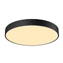 SLV wall and ceiling luminaire MEDO® 60 round, CCT Switch, direct / indirect IP50, black dimmable