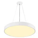 SLV LED Wand-/Deckenleuchte MEDO® 60, IP50, Up/Down, Ø 60cm, 20W 2700/3000/4000K 2100-2350lm 110°, CRI 90, dimmbar, weiß