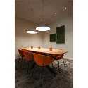 SLV LED Wand-/Deckenleuchte MEDO® 60, IP50, Up/Down, Ø 60cm, 20W 2700/3000/4000K 2100-2350lm 110°, CRI 90, dimmbar, weiß