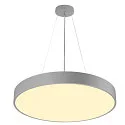 SLV wall and ceiling luminaire MEDO® 60 round, CCT Switch, direct / indirect IP50, grey dimmable