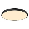 SLV LED Decken-Aufbauleuchte MEDO® 90, IP50, Up/Down, Ø 90cm, 79W 2700/3000/4000K 8300-9350lm 110°, CRI 90,  dimmbar, schwarz