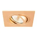 SLV Deckeneinbauring NEW TRIA® 75, quadratisch, IP20, roségold
