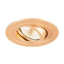 SLV Deckeneinbauring NEW TRIA® 75, rund, IP20, roségold