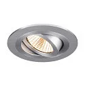 SLV Deckeneinbauring NEW TRIA® 75, rund, IP20, aluminium