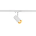 SLV 1-phase spot NOBLO® SPOT round, swivelling, rotatable IP20, white dimmable