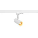SLV 3-phase spot NOBLO® SPOT round, swivelling, rotatable IP20, white dimmable