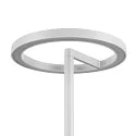 SLV LED Akku-Tischleuchte VINOLINA ONE, IP54, Ø 14cm Ringform, 2.5W 2700K 125lm, Touch-Dimmer + Ladestation, weiß