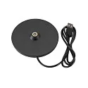 SLV LED Akku-Tischleuchte VINOLINA 2-CCT, IP54, Ø 12cm, zylindrisch, 2.2W 2700/3000K 130lm, Touch-Dimmer + Ladestation, schwarz