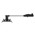SLV ceiling recessed luminaire NEW TRIA® 68 square GU10 IP20, black