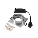 SLV Deckeneinbauleuchte NEW TRIA® 68, quadratisch, GU10, max. 10W, IP20, aluminium