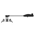 SLV Deckeneinbauleuchte NEW TRIA® 75, rund, GU10, max. 10W, IP20, aluminium