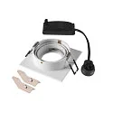 Deckeneinbauleuchte NEW TRIA® 75, quadratisch, GU10, max. 10W, IP20, weiß