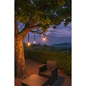 SLV Outdoor LED Akku-Leuchten Set TAHA, IP65 IK03, 5W 2700K 200lm, 3-stufig dimmbar, inkl. 2 Schirmen + Zubehör, schwarz