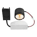 SLV LED Modul NEW TRIA®, rund, 38°, 11W, 1800-3000K, CRI 90, IP20, dimmbar, schwarz