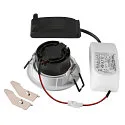 SLV LED Deckeneinbauleuchte NEW TRIA® 68, rund, 11W, 1800-3000K, CRI 90, IP20, dimmbar, 38°, weiß