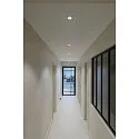 SLV LED Deckeneinbauleuchte NEW TRIA® UNIVERSAL 68, quadratisch, 8,6W, 2500/3000/4000K, CRI 90, IP20, dimmbar, 38°, weiß