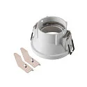SLV Deckeneinbauring NEW TRIA® 75, H: 4,9cm, rund, vertieft, IP20, weiß
