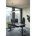 SLV LED Pendelleuchte WORKLIGHT PRO 120, 80° - 115°, 120cm, 50W, 4000K, 6100lm, IP20, DALI dimmbar, schwarz