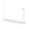 LED Pendelleuchte WORKLIGHT PRO 120, 80° - 115°, 120cm, 50W, 4000K, 6100lm, IP20, DALI dimmbar, weiß