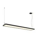 LED Pendelleuchte WORKLIGHT PRO 150, 80° - 115°, 150cm, 59W, 4000K, 7200lm, IP20, DALI dimmbar, schwarz