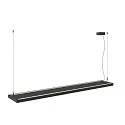 LED Pendelleuchte WORKLIGHT PRO 150, 80° - 115°, 150cm, 59W, 4000K, 7200lm, IP20, DALI dimmbar, schwarz
