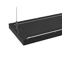 LED Pendelleuchte WORKLIGHT PRO 150, 80° - 115°, 150cm, 59W, 4000K, 7200lm, IP20, DALI dimmbar, schwarz
