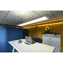 SLV LED Pendelleuchte WORKLIGHT PRO 150, 80° - 115°, 150cm, 59W, 4000K, 7200lm, IP20, DALI dimmbar, weiß