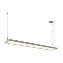 LED Pendelleuchte WORKLIGHT PRO 150, 80° - 115°, 150cm, 59W, 4000K, 7200lm, IP20, DALI dimmbar, grau