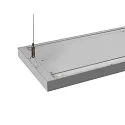SLV LED Pendelleuchte WORKLIGHT PRO 150, 80° - 115°, 150cm, 59W, 4000K, 7200lm, IP20, DALI dimmbar, grau