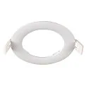 Abdeckung für Deckeneinbauleuchte DOWNLIGHT V 100, Ø 10.6cm / 2.5cm, flach, weiß