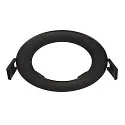 Abdeckung für Deckeneinbauleuchte DOWNLIGHT V 100, Ø 10.6cm / 2.5cm, flach, schwarz