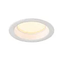Abdeckung für Deckeneinbauleuchte DOWNLIGHT V 100, Ø 11cm / 2.5cm, leicht versenkt, weiß