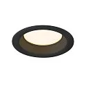 SLV cover DOWNLIGHT V 100 slightly recessed, black