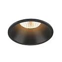 recessed ceiling ring NEW TRIA® 75 round, low, black