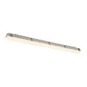 SLV LED Feuchtraum-Wannenleuchte WATERPROOF V 1200 ON-OFF, IP66 IK08, 18-32W (multi) 3000/4000K, CRI 80, schaltbar, grau