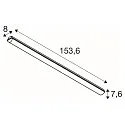 SLV LED Feuchtraum-Wannenleuchte WATERPROOF V 1500 ON-OFF, IP66 IK08, 18-32W (multi) 3000/4000K, CRI 80, schaltbar, grau