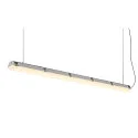 SLV LED Feuchtraum-Wannenleuchte WATERPROOF V 1500 DALI, IP66 IK08, 50W 4000K CRI 80, dimmbar, grau