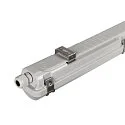 SLV LED Feuchtraum-Wannenleuchte WATERPROOF V 1500 DALI, IP66 IK08, 50W 4000K CRI 80, dimmbar, grau
