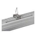 SLV LED Feuchtraum-Wannenleuchte WATERPROOF V 1500 DALI, IP66 IK08, 50W 4000K CRI 80, dimmbar, grau