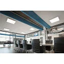 SLV LED Einlege-Deckenleuchte PANEL V 600 ON-OFF, IP54 IK03, 59.5cm, 34W 3000/4000K (CCT Switch), CRI 80, schaltbar, 115° UGR<22