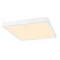 SLV LED Einlege-Deckenleuchte PANEL V 625 ON-OFF, IP54 IK03, 62cm, 34W 3000/4000K (CCT Switch), CRI 80, schaltbar, 115° UGR<22