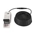 SLV LED Deckeneinbauleuchte DOWNLIGHT V 150, IP54, 9/15W (multi) 3000/4000K (CCT Switch) 105°, CRI 80, exkl. Einbauring, schwarz