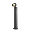 SLV Outdoor LED Stehleuchte R-CUBE 75, IP65 IK04, 15W 2700/3000K (CCT Switch) 800lm 70°, dimmbar, dreh- und neigbar, anthrazit