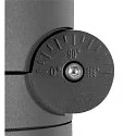 SLV Outdoor LED Stehleuchte R-CUBE 75, IP65 IK04, 15W 2700/3000K (CCT Switch) 800lm 70°, dimmbar, dreh- und neigbar, anthrazit