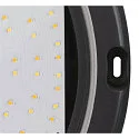 SLV LED Aufbauleuchte OUTDOOR BULKHEAD V 360, IP65 IK10, Ø 36cm, 20W 3000/4000/6500K 110°, CRI 80, schaltbar, schwarz