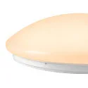 SLV wall and ceiling luminaire SURFACE V 390 HF with sensor, CCT Switch, switchable, multipower, cambered, wired through IP44