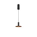 SLV Leuchtenschirm LALU® ELYPSE 15 MIX&MATCH, H:1,4 cm, schwarz/bronze