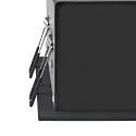 SLV ceiling recessed luminaire KADUX DOUBLE square IP20, black dimmable
