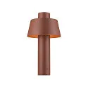 Outdoor Stehleuchte PHOTONI POLE 45, IP65 IK08, 45cm, konisch, E27, Aluminium, seeluft-beständig, rost matt